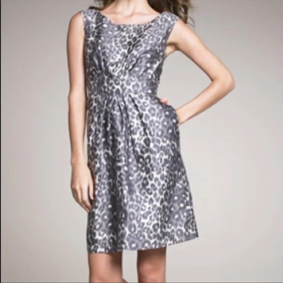 Kate Spade Deanna Cheetah Silk Sheath Pocket Dress - Picture 3 of 10